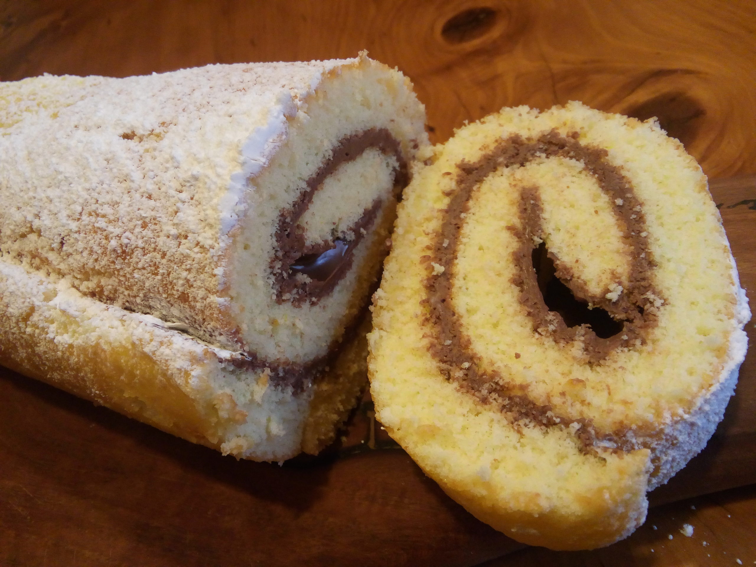 rotolo nutella e cocco