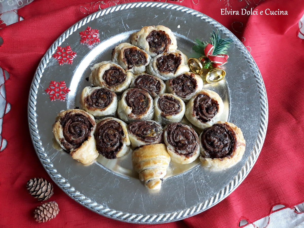 Albero di Natale sfoglia e Nutella®