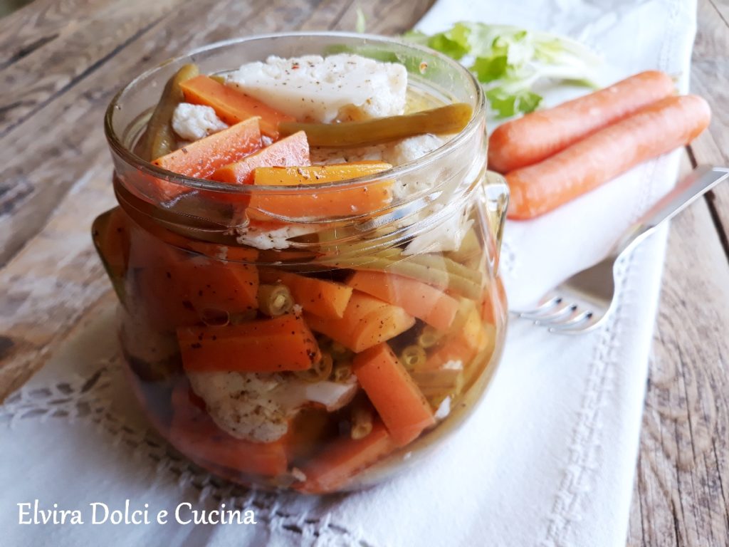 Giardiniera la ricetta di mia nonna Elvira