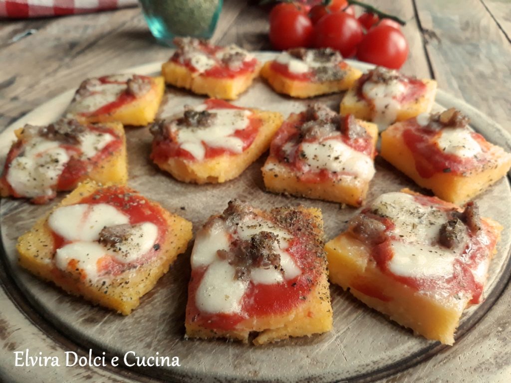 pizzette di polenta