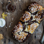 Crostatine al semolino con caramello salato