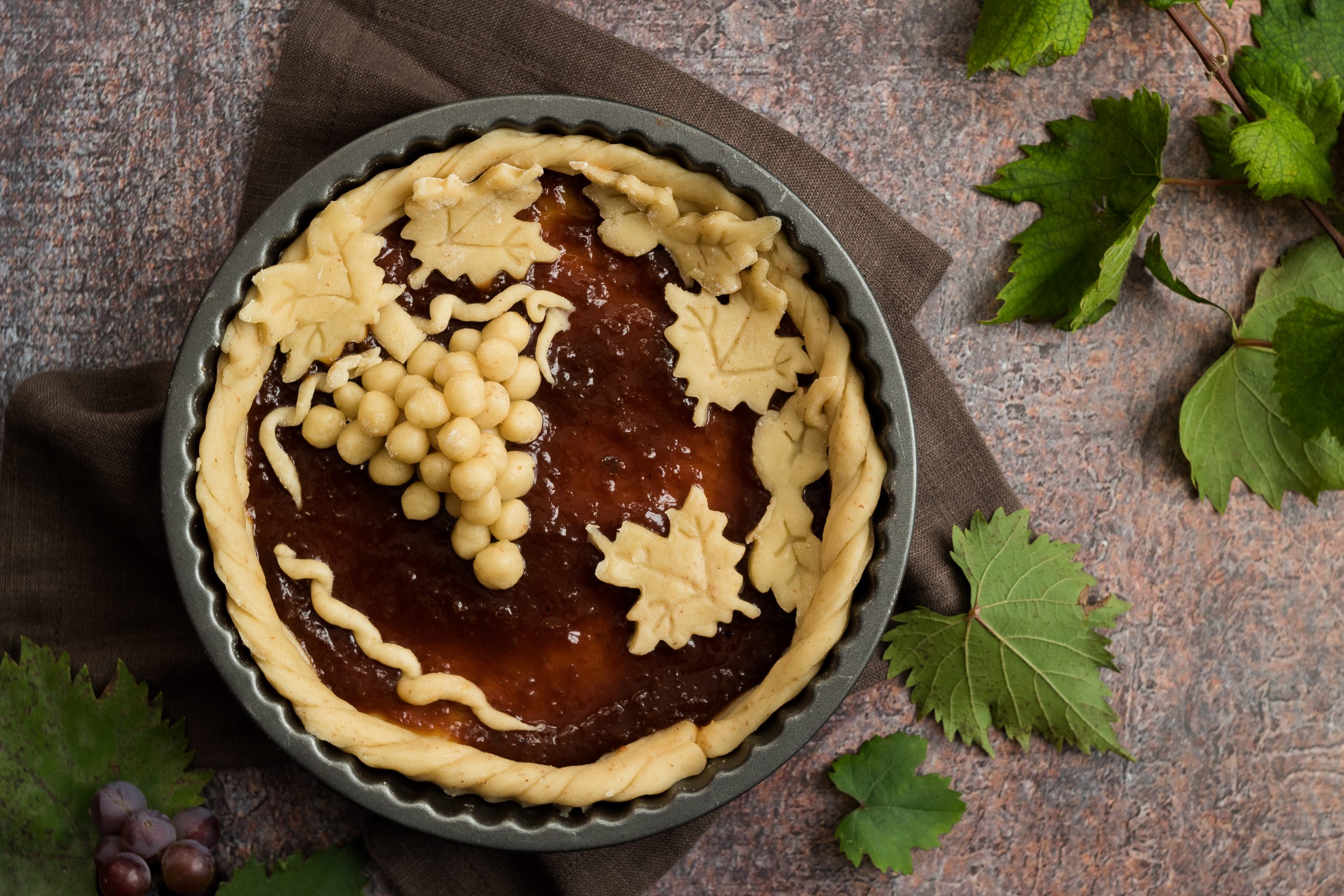 Crostata con frolla agli albumi