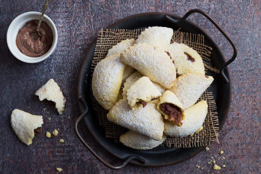 Tortelli dolci ricotta e Nutella cotti in forno