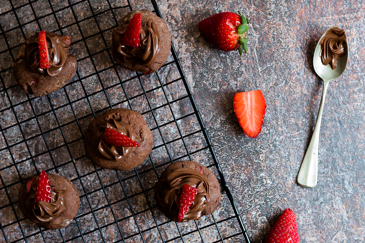 nutellotti con fragole nell'impasto ricetta golosa