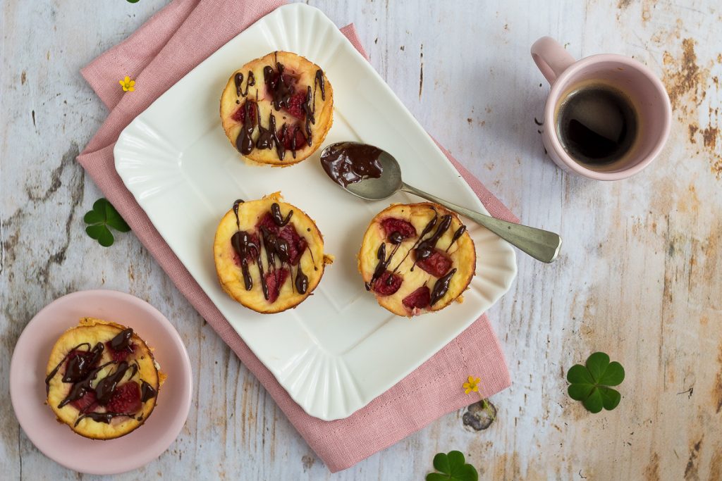 mini cheesecake light alle fragole