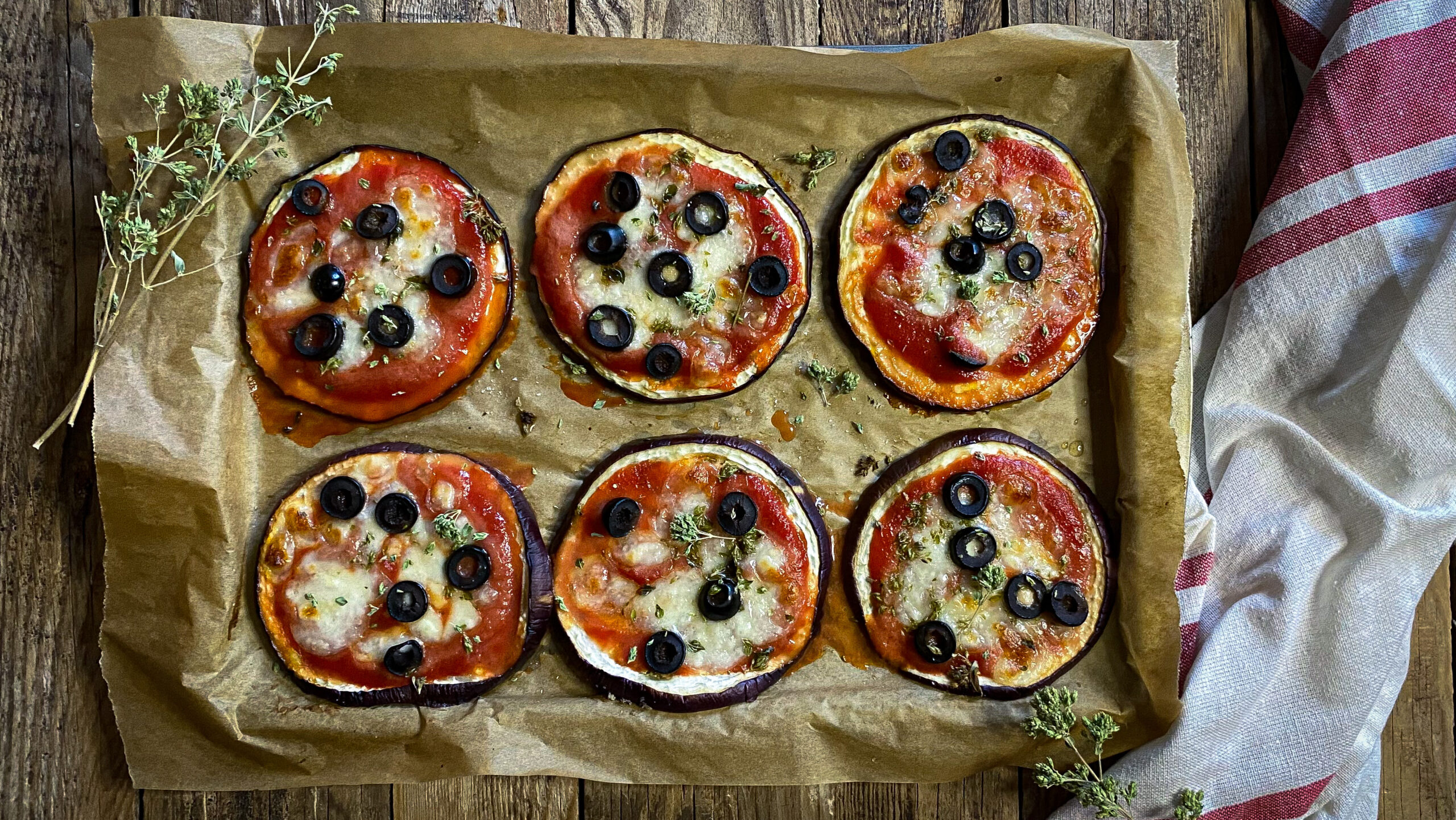 pizzette veloci di melanzane