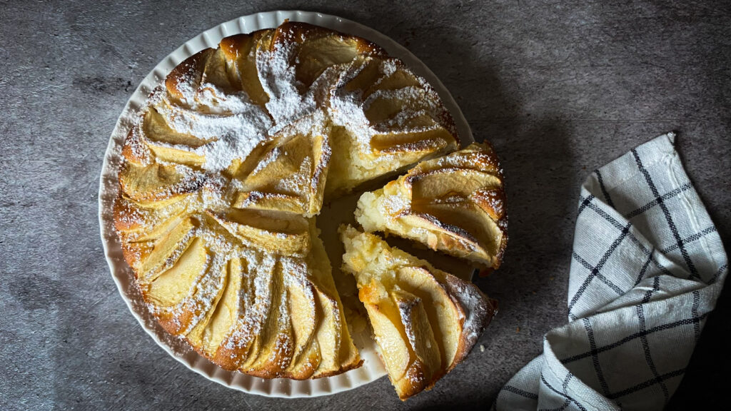 torta di mele e yogurt senza glutine