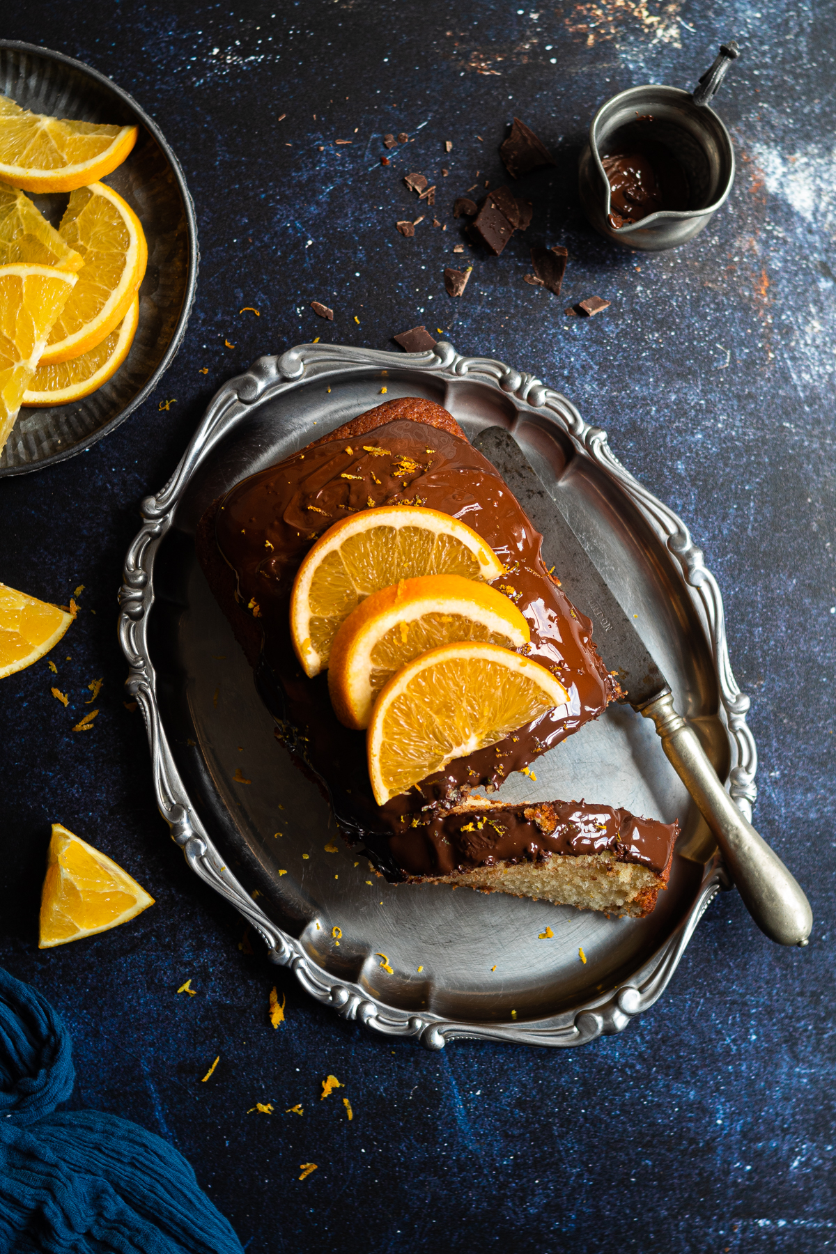 plumcake arancia e cioccolato