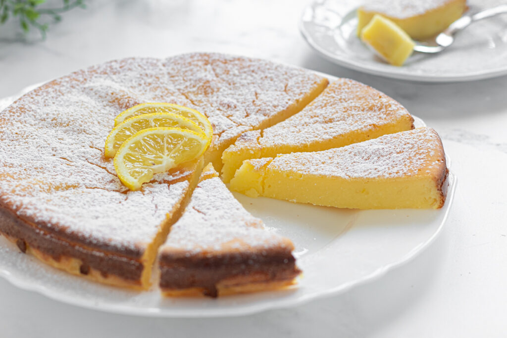 torta di ricotta e yogurt al limone