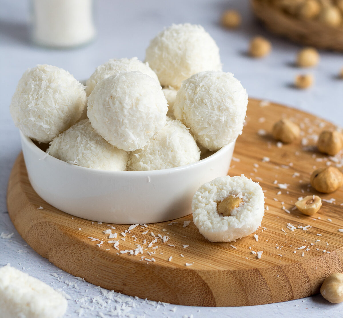 tartufini al cocco con sorpresa