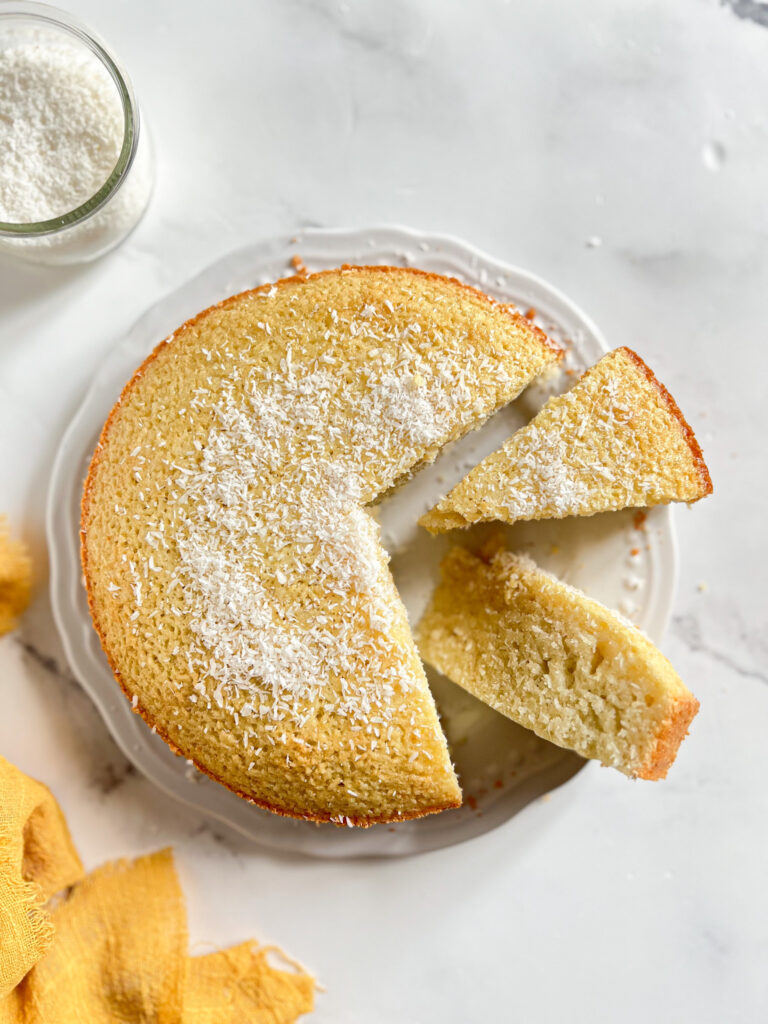 torta soffice al cocco senza latte e burro