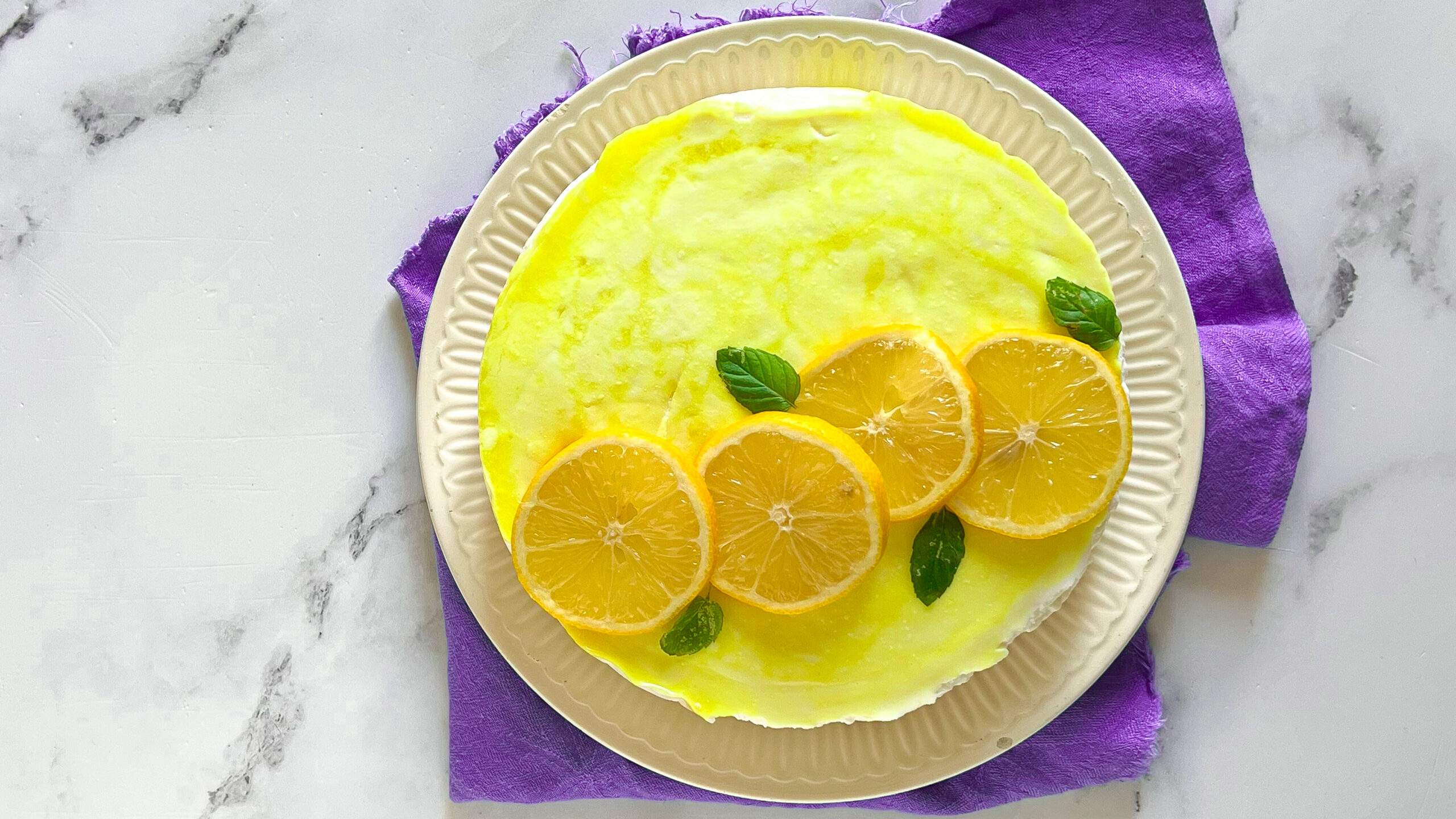 cheesecake al limone