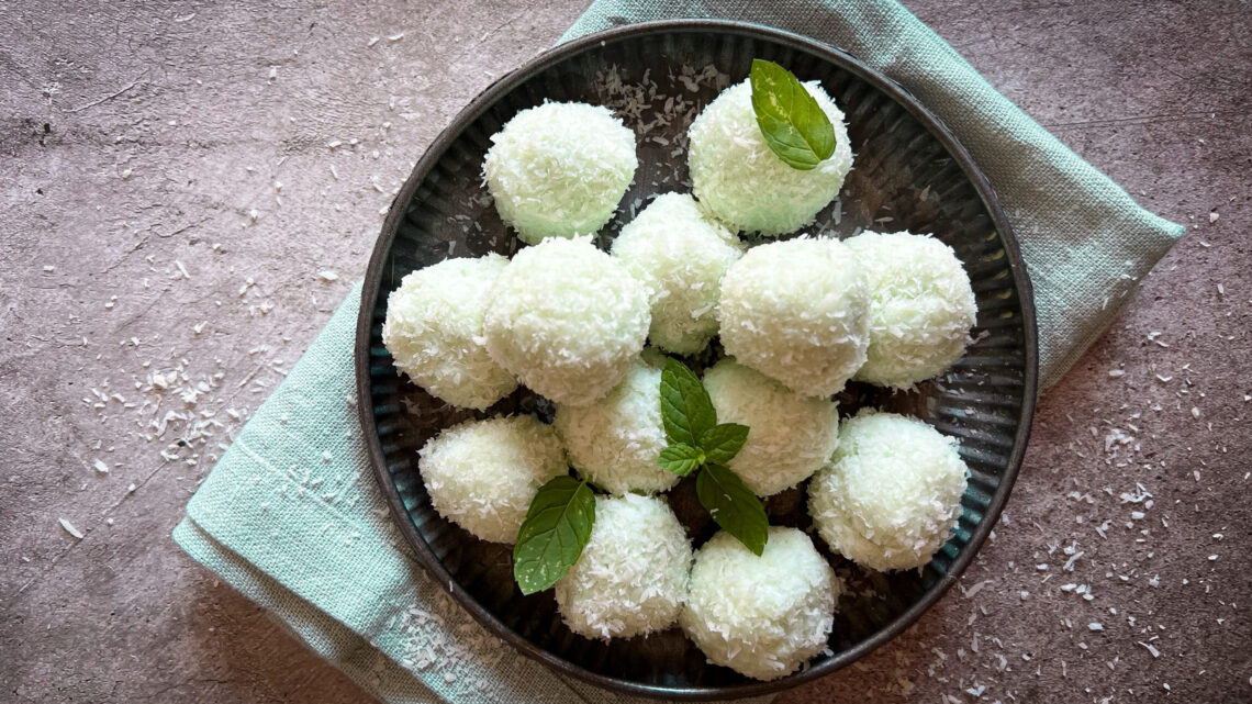 tartufini cocco e menta