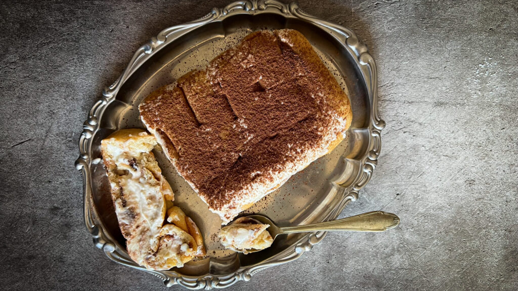 tronchetto di panna cotta pavesini e Nutella