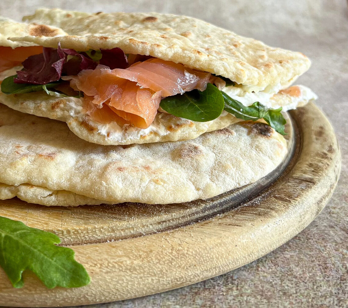 piadine allo yogurt greco