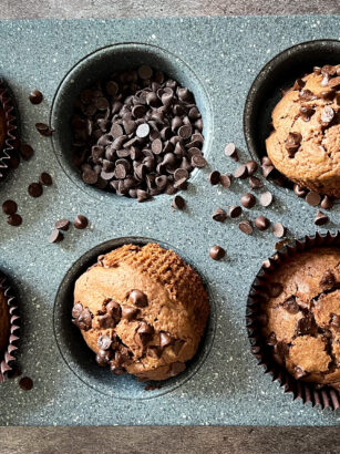 muffin doppio cioccolato e caffè