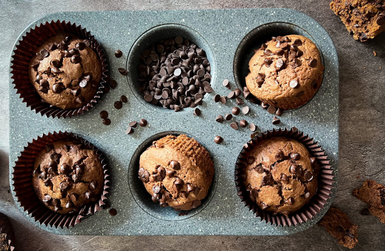 muffin doppio cioccolato e caffè