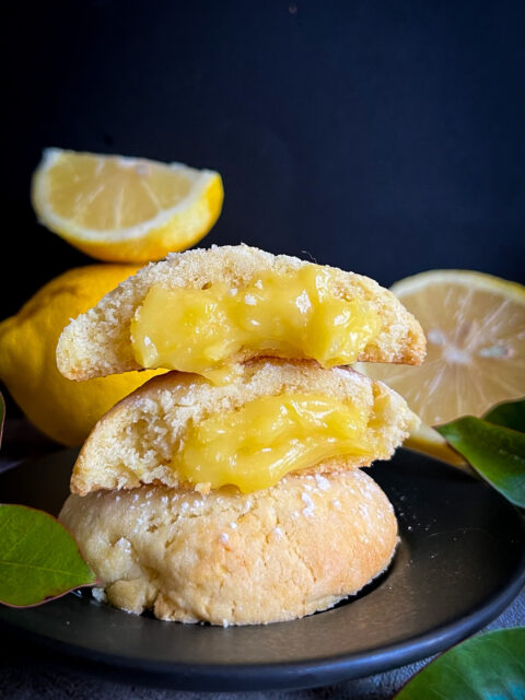 biscottoni ripieni di lemon curd