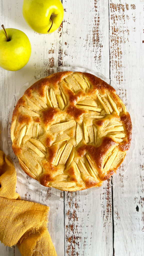 torta di mele e yogurt senza zucchero