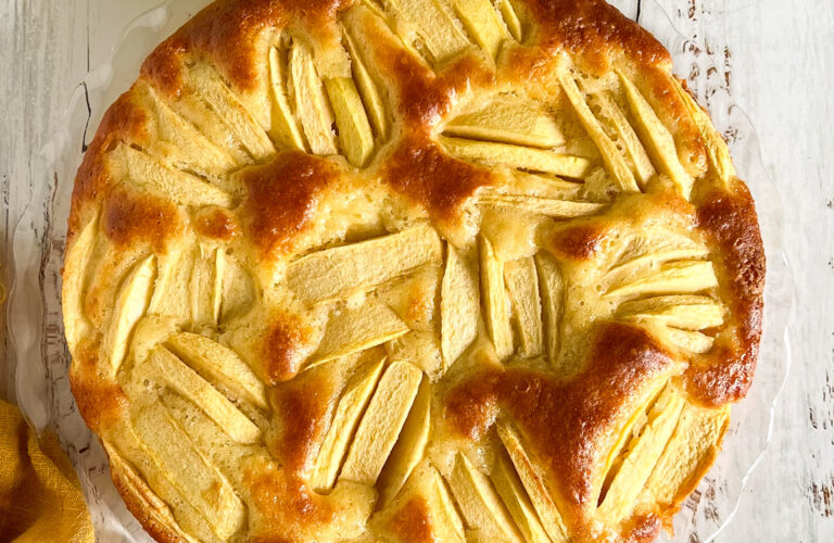 torta di mele e yogurt senza zucchero